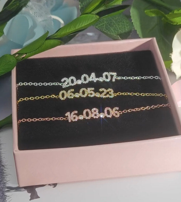 Customized date Necklace