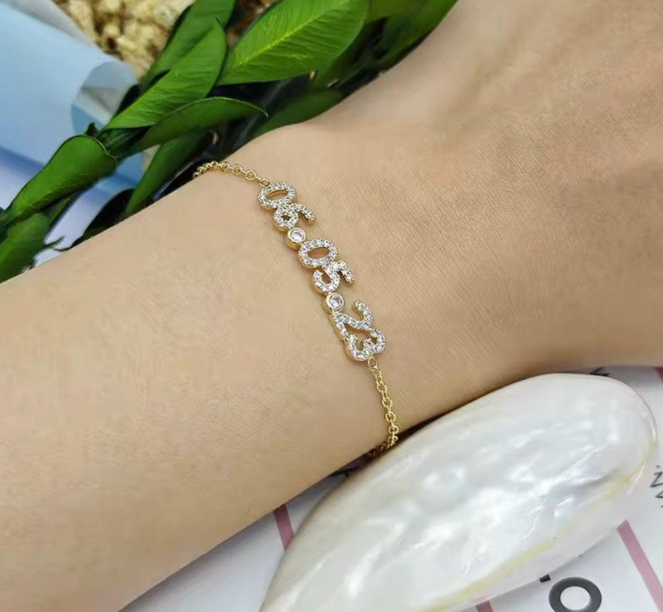 Customized date Bracelet