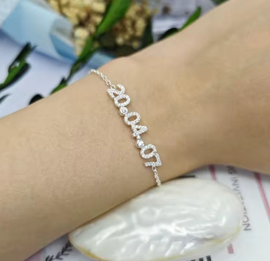 Customized date Bracelet