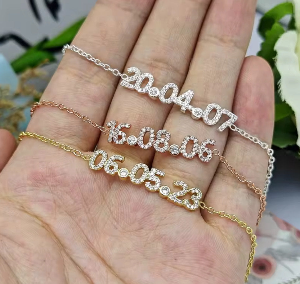 Customized date Bracelet